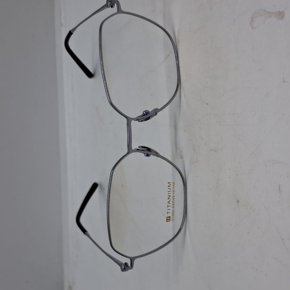 Rxable Titanium Silver Eyeglass Frames 51005 - image 1